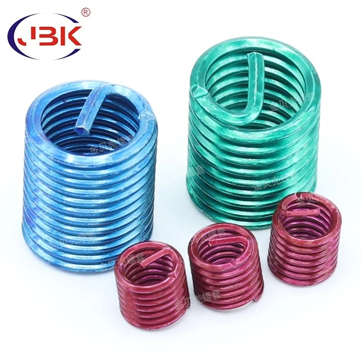 Colored steel wire thread inserts (28)